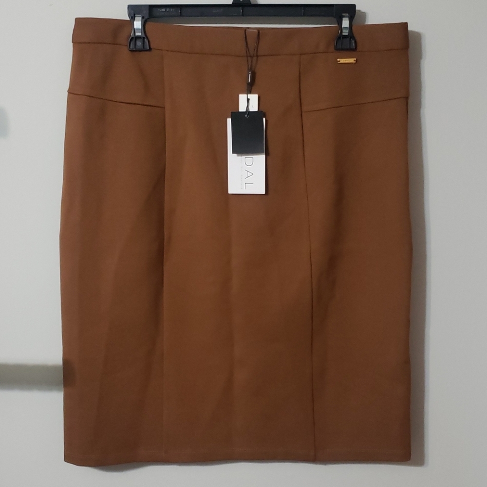 Mocha Love Tahari Pencil Skirt
